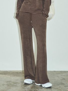 CITTA Every Day Soft Stripe Wide Banding Pants (3 colors)