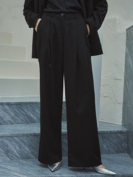CITTA Oversized Tailored Slacks (Black)