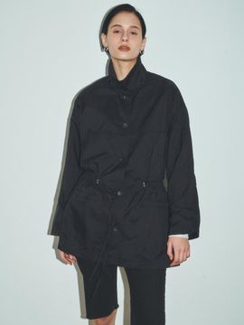 CITTA Sheer Safari Jacket [Black] (CTO135)