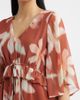 CITY BLUES CITY BLUES Abstract Floral Print Minidress - 4