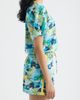 CITY BLUES CITY BLUES Allover Print Faux Wrap Shirt - 3