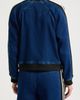 CITY BLUES CITY BLUES Athletic Stripe Denim Bomber Jacket - 2