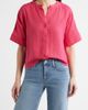 CITY BLUES CITY BLUES Boxy Short Sleeve Button-Up Shirt - 1