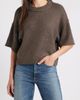 CITY BLUES CITY BLUES Broome Crop Short Sleeve Sweater - 1