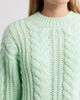 CITY BLUES CITY BLUES Cable Knit Sweater - 4