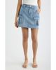 CITY BLUES CITY BLUES Cargo Denim Miniskirt - 1