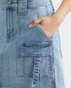 CITY BLUES CITY BLUES Cargo Denim Miniskirt - 4