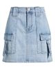 CITY BLUES CITY BLUES Cargo Denim Miniskirt - 5