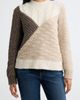 CITY BLUES CITY BLUES Colorblock Patchwork Cable Stitch Sweater - 1