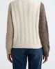 CITY BLUES CITY BLUES Colorblock Patchwork Cable Stitch Sweater - 2
