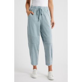 CITY BLUES CITY BLUES Cotton Barrel Leg Sweatpants