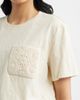 CITY BLUES CITY BLUES Crochet Pocket T-Shirt - 4