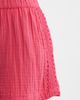 CITY BLUES CITY BLUES Crochet Trim Cotton Gauze Shorts - 4
