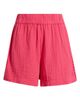CITY BLUES CITY BLUES Crochet Trim Cotton Gauze Shorts - 5