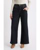 CITY BLUES CITY BLUES Curve Yoke Wide Leg Ankle Jeans - 1