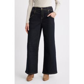 CITY BLUES CITY BLUES Curve Yoke Wide Leg Ankle Jeans