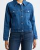 CITY BLUES CITY BLUES Denim Bomber Jacket - 4