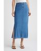 CITY BLUES CITY BLUES Denim Mesh Maxi Skirt - 1
