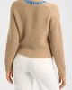 CITY BLUES CITY BLUES Denim Trim Cardigan - 2
