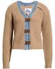 CITY BLUES CITY BLUES Denim Trim Cardigan - 5