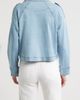 CITY BLUES CITY BLUES Double Breasted Denim Crop Trench Jacket - 2
