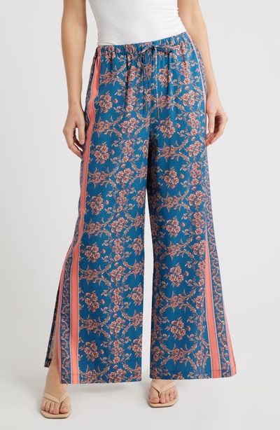 CITY BLUES CITY BLUES Floral Side Slit Lounge Pants