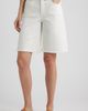 CITY BLUES CITY BLUES Frayed Denim Bermuda Shorts - 1