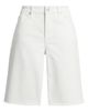 CITY BLUES CITY BLUES Frayed Denim Bermuda Shorts - 5
