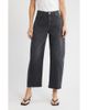 CITY BLUES CITY BLUES Frayed High Waist Ankle Barrel Jeans - 1