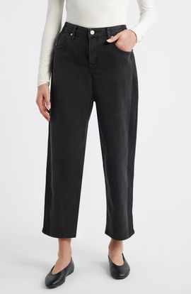 CITY BLUES CITY BLUES High Waist Ankle Barrel Jeans