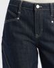 CITY BLUES CITY BLUES High Waist Spliced Seam Crescent Leg Jeans - 4