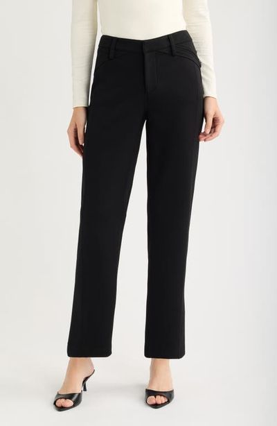 CITY BLUES CITY BLUES High Waist Straight Leg Pants