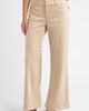CITY BLUES CITY BLUES High Waist Wide Leg Faux Suede Jeans - 1