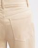 CITY BLUES CITY BLUES High Waist Wide Leg Faux Suede Jeans - 4