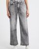 CITY BLUES CITY BLUES High Waist Wide Leg Knit Jeans - 1