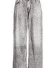 CITY BLUES CITY BLUES High Waist Wide Leg Knit Jeans - 5