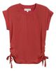 CITY BLUES CITY BLUES Mixed Media Drawstring T-Shirt - 5