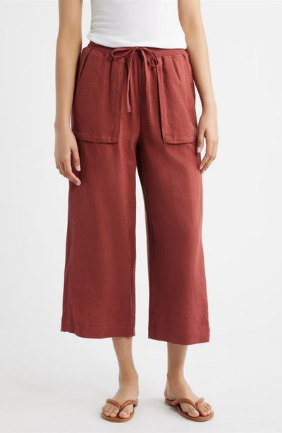 CITY BLUES CITY BLUES Patch Pocket Crop Drawstring Pants