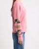 CITY BLUES CITY BLUES Plaid Sleeve Crewneck Sweatshirt - 3