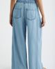 CITY BLUES CITY BLUES Pleated Drawstring Wide Leg Denim Pants - 2