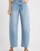CITY BLUES CITY BLUES Raw Hem High Waist Ankle Barrel Leg Jeans - 1