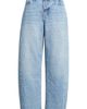 CITY BLUES CITY BLUES Raw Hem High Waist Ankle Barrel Leg Jeans - 5