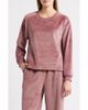 CITY BLUES CITY BLUES Ribbed Velour High-Low Sweatshirt - 1