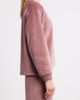 CITY BLUES CITY BLUES Ribbed Velour High-Low Sweatshirt - 3