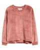 CITY BLUES CITY BLUES Ribbed Velour High-Low Sweatshirt - 5