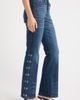 CITY BLUES CITY BLUES Side Grommet Bootcut Jeans - 3