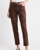 CITY BLUES CITY BLUES Snakeskin Print Ankle Skinny Jeans - 1