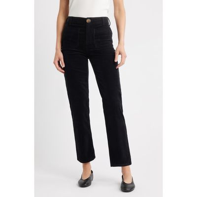 CITY BLUES CITY BLUES Soho Patch Pocket Straight Leg Corduroy Pants