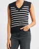 CITY BLUES CITY BLUES Stripe Sweater Vest - 1