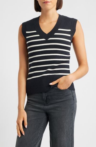 CITY BLUES CITY BLUES Stripe Sweater Vest